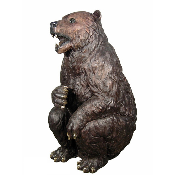 Life size high quality garden bear statue for sale